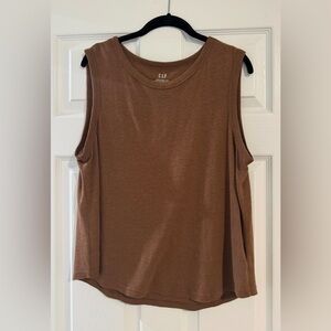 Brown tank top from Gap, size Large
